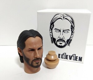 ELEVEN イレブン 1/6 JOHN ヘッドパーツ ヘッド 検索) ジョン・ウィック ホットトイズ DAMTOYS キアヌ・リーブス ミリタリー