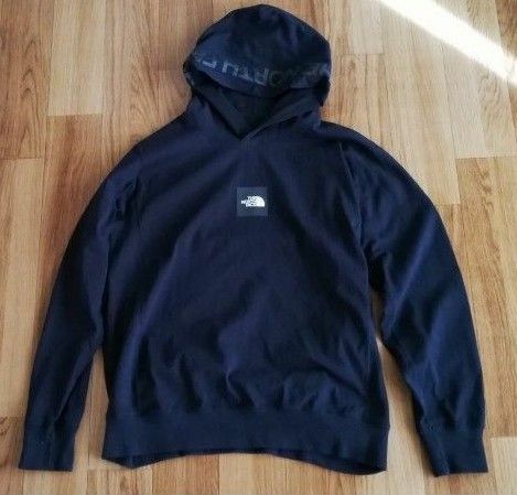 【美品】THE NORTH FACE 直営店限定パーカー　ダークネイビー　Mサイズ