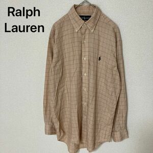 Ralph Lauren ラルフローレン　長袖シャツ　BDシャツ　37-80