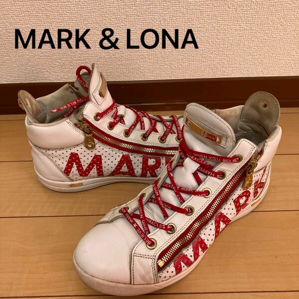 【希少】MARK&LONA ハイカット　ゴルフ　シューズ　レディース　24.0