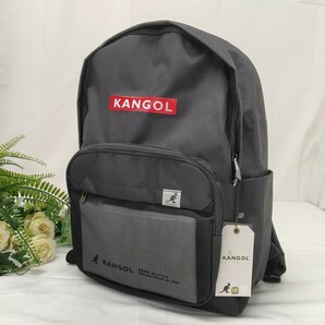 【727】KANGOL カンゴール メッシュポケット リュック 通勤 通学 小学生 中学生 高校生 男女兼用 ユニセックス タグ付き未使用の画像1