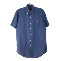 ラルフローレン　POLO Ralph Lauren 半袖 ボタンダウン リネン シャツ【メール便可】 [9017985]_画像1