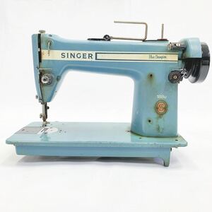 SINGER シンガー BLUE CHAMPION 188u ブルーチャンピオン ミシン 職業用 工業用 裁縫 昭和レトロ 01-0318☆