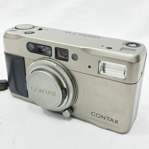 CONTAX コンタックス TVS III Carl Zeiss Vario Sonnar コンパクトカメラ フィルムカメラ ストラップ　キャップ付き　01-0227