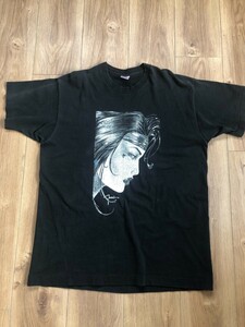 中古★XL　1995年コピーライトWILLIAM TUCCI 『死』shiシリーズTシャツ アメリカンコミック　vintage RAPTEEEMARVEL　売り切り