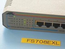 Allied Telesis アライドテラシス 8ポート HUB CenterCOM FS708EXL（USED品）同梱可_画像2