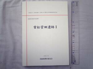 0025604【調査報告書】常松菅田遺跡1 鳥取県教育委員会 2015 鳥取市 251頁+写真図版50頁