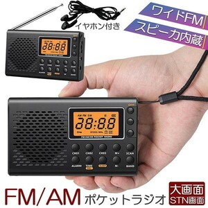 ポケット ラジオ 防災 小型 おしゃれ ポータブルラジオ AM/FM ワイドFM 携帯ラジオ ミニーラジオ 防災ラジオ 小型 DSP FM ラジオ AM