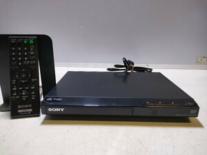 E208 (中古現状、消毒除菌済 、即発送)SONY ソニー DVDプレーヤー DVP-SR20 (リモコン付き)