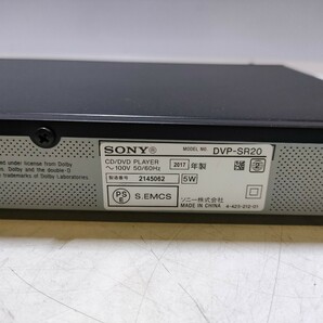 E208 (中古現状、消毒除菌済 、即発送)SONY ソニー DVDプレーヤー DVP-SR20 (リモコン付き)の画像8