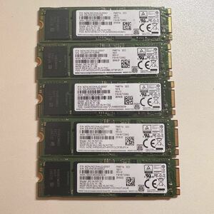 Samsung PM871b MZNLN512HAJQ-00007 M.2 SATA SSD 512GB gb高速モデル 5枚セット 送料無料 送料込