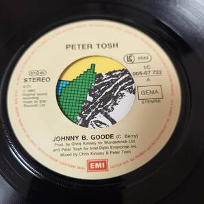 Peter Tosh - Johnny B. Goode / Peace Treaty // EMI 7inch /Rootsの画像3