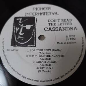 Cassandra - Don't Read The Letter // Pioneer International LP / Loversの画像1