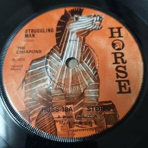 The Cimarons - Struggling Man / The Prophets - Return Of The Pollock // Horse 7inch /の画像1