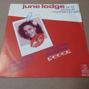 June Lodge - Someone Loves You Honey / Stay In Tonight // Ariola 7inch / Lovers / JC