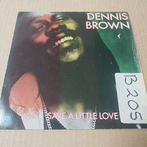 Dennis Brown - Save A Little Love For Me / Shashamane Living (Country Living) // A&M Records 7inch / Lovers