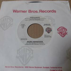 Karyn White - Secret Rendezvous (Secret Drive-Time Radio Edit) / プロモ限定テイク！！ // Warner Bros 7inch