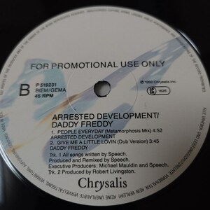 Daddy Freddy & Heavy D - Give Me A Little Lovin' (プロモVer収録) // Chrysalis 12inch / Freddie