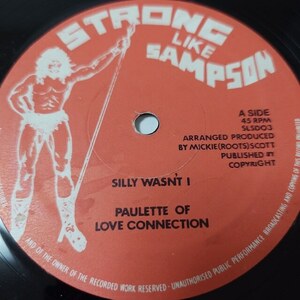 Paulette Walker - Silly Wasnt I // Strong Like Sampson 12inch / Lovers / Sharon Forrester / Valerie Simpson / Wasn't