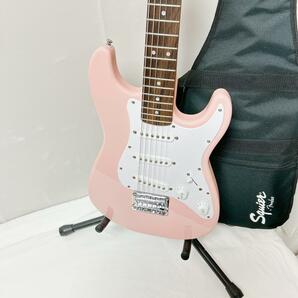 美品 Squier ミニストラトキャスター Mini エレキギター ケース付の画像2