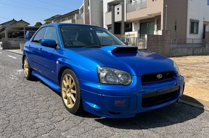 【お値打ち車！】スバル インプレッサ WRX STi 走りの６速MT ターボ車 スタッドレスタイヤ装着済み！ほぼノーマルなお車です。愛知県から