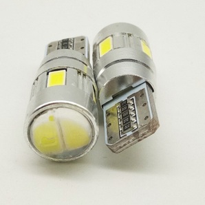 ★匿名配送★衝撃!!30球セット★1円スタート★ T10 Canbus アルミヒートシンク LED バルブ 6SMD 3w ホワイト 30球セット ポジションの画像4