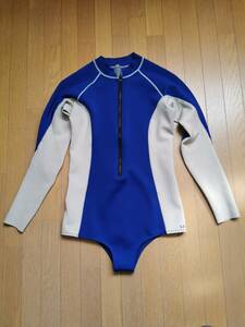 【USED】UPF50+サイドラインジップアップ One Piece Swimsuit サイズ/S(JP-M) カラー/ブルー系