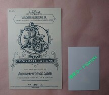 GUERRERO Jr autograph /15 激レアトッパー直書きオート Topps Allen＆Ginter 2022 再出品_画像2