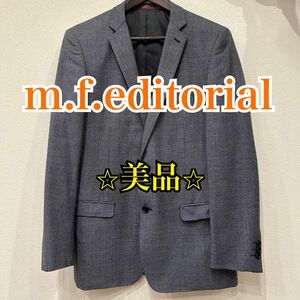 m.f.editorial メンズセットアップスーツ　美品　当日発送◎