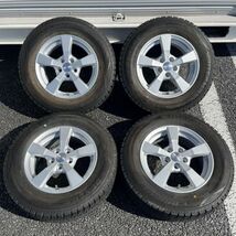 TARGA AGA 5.5J-14 off+35 pcd100/5H ハブ径57ミリ ダンロップ WM02 185/70R14 スタッドレスタイヤ付き4本 VWフォルクスワーゲンPOLOポロ他_画像1