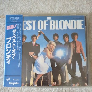 軌跡！ ザ・ベスト・オブ・ブロンディ／ブロンディ　旧規格　税表記無　CP32-5349　THE BEST OF BLONDIE