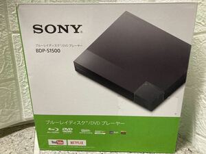 AZ-855.SONY ソニー ブルーレイプレーヤー/DVDプレーヤー コンパクト スタンダードモデル BDP-S1500 ブラック ネット動画視聴可能