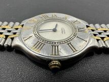 【3N1】1円スタート Cartier カルティエ マスト21 アイボリー文字盤 クオーツ レディース 腕時計 _画像5