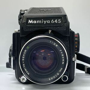 【3M58】1円スタート Mamiya M645 1000S マミヤ レンズ MAMIYA-SEKOR C 1:2.8 f=80mm 中判 フィルムカメラ
