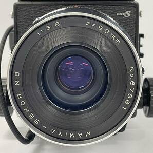 【3T70】1円スタート Mamiya RB67 PROFESSIONAL S マミヤ MAMIYA-SEKOR NB 1:3.8 f=90mm 中判 フィルムカメラ ミラーアップレリーズ付きの画像2