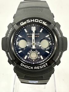 【3M19】1円スタート CASIO G-SHOCK / AWG-M100SB カシオ ジーショック クオーツ メンズ 腕時計 