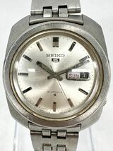 【3T69】1円スタート SEIKO 5 21JEWELS / 6119-8220 セイコー 稼働品 デイデイト 21石 自動巻き メンズ 腕時計_画像1