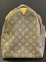 【Z16】1円スタート LOUIS VUITTON / SP1907 ルイヴィトン キーポル 50 モノグラム ボストンバッグ 旅行鞄 トラベルバッグ ネームタグ付_画像7