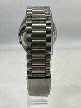 【3T41】1円スタート SEIKO 5 AUTOMATIC / 7S26-3180 セイコー 稼働品 黒色文字盤 デイデイト 自動巻き メンズ 腕時計_画像5