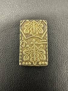 【3M34】 1円スタート 二分金 二分判金 明治 重量 約 3.03g 古銭 真贋不明 