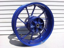 ◎MT-09 純正 リアホイール（ブルー 17×5.50 ABS ヤマハ 純正 リア ホイール MT09 MT-07 MT07 XSR 700 900 YAMAHA_画像1