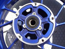 ◎MT-09 純正 リアホイール（ブルー 17×5.50 ABS ヤマハ 純正 リア ホイール MT09 MT-07 MT07 XSR 700 900 YAMAHA_画像6