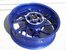 ◎MT-09 純正 リアホイール（ブルー 17×5.50 ABS ヤマハ 純正 リア ホイール MT09 MT-07 MT07 XSR 700 900 YAMAHA_画像5