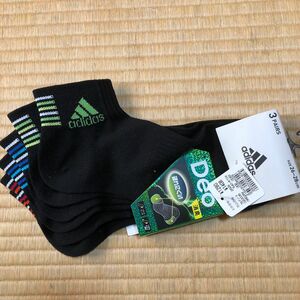 adidas メンズソックス Deo 26〜28㎝　3 足1組 春秋向　Deo 消臭