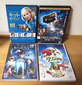 ザスーラ / キット・キトリッジ / グリンチ / ナニー・マクフィーの魔法のステッキ DVD 4枚セット レンタル落ち