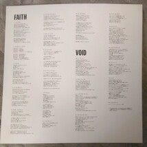 入手困難 THE FAITH/VOID フェイス/ヴォイド LP 日本盤帯付き_画像4