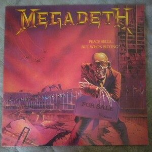 MEGADETH/PEACE SELLS...BUT WHO'S BUYING？ DMM Direct Metal Mastering ヨーロッパ盤