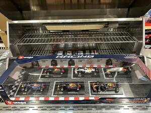 未開封新品 burago - FORMULA RACING 1/43 RED BULL F1 6台セット ありがとう号 - F1 マシン レッドブルF1 ブラーゴ