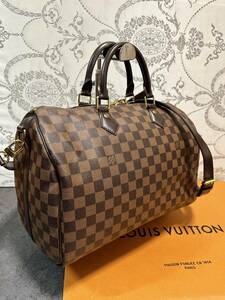 ◆◇ 極美品 LOUIS VUITTON ルイヴィトン スピーディ 35 バンドリエール ダミエ N41366 ハンドバッグ 正規品 ビトン 563 ◇◆