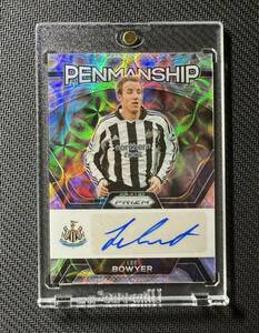 【直筆サインカード】　Panini Prizm premier league choice Lee BOWYER auto Newcastle united リーボウヤー　ニューカッスル